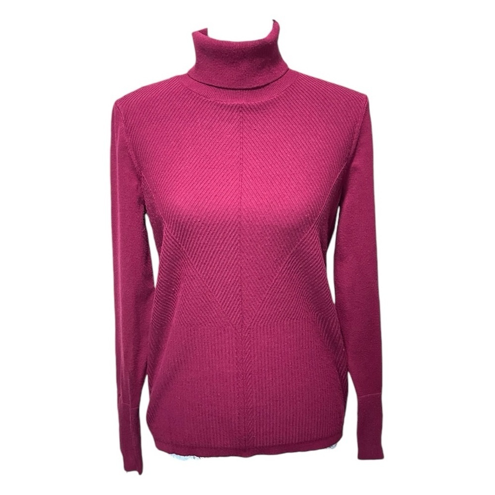 White House Black Market red Turtleneck Sweater